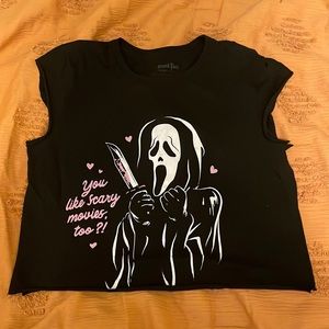 Cropped Horror Tee